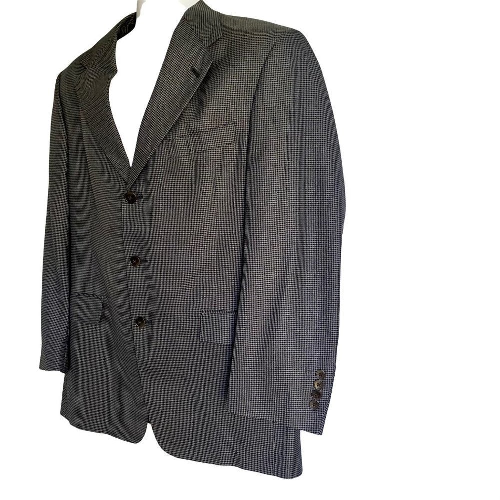 Hart Schaffner Marx Studio For Nordstrom 3 Button Sport Coat Jacket Blaz View 4